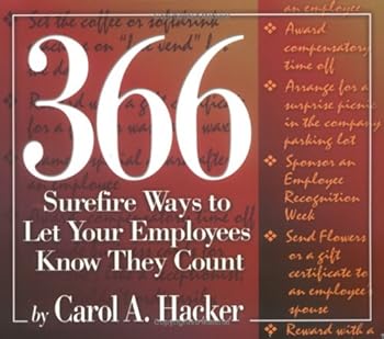 Paperback 366 Surefire Ways to Let Your Employees Know They Count Book