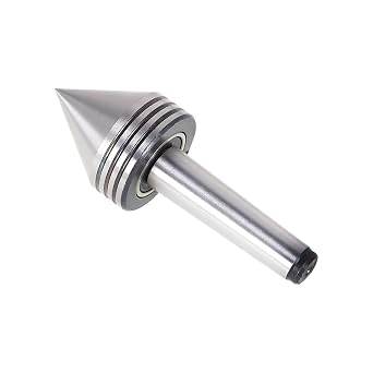 مركز لايف MT2 60 درجة 2-1/2 &times; 1-11/16 صالح للمخرطة المعدنية CNC العمل