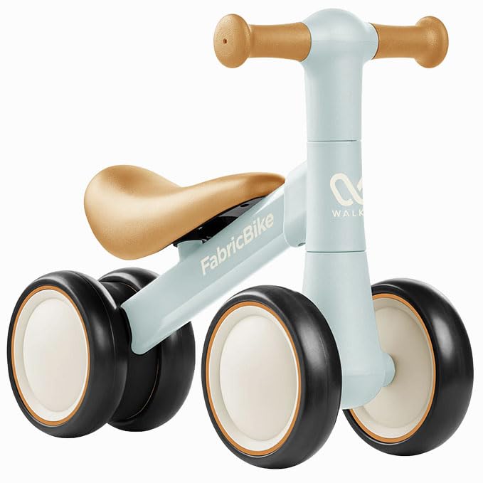FabricBike Walker - Bicicleta sin Pedales de Equilibrio para niños a Partir de 10 Meses - Juguete para niños y niñas de 10 a 24 Meses - Primera Bicicleta de Aprendizaje para bebés