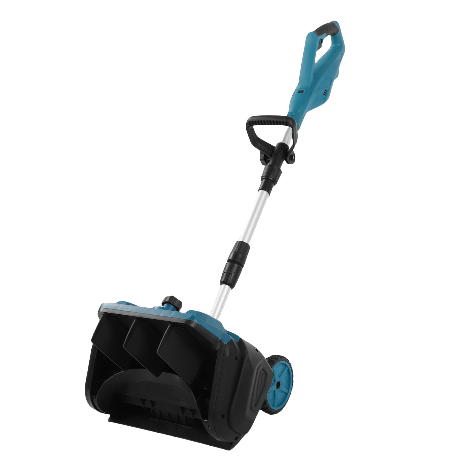Hyuduo Pala de Nieve Inalámbrica, Construcción Liviana, Ancho de Limpieza de 16 Pulgadas, Ajuste de 3 Direcciones, Lanzador de Nieve con Batería, Ideal para Propietarios de Viviendas y Almacenamiento