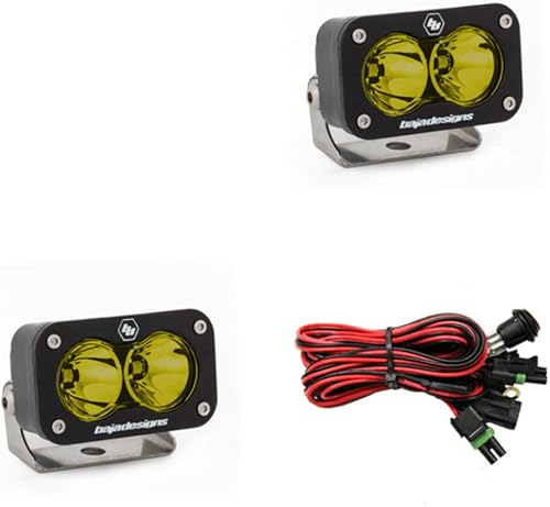 Baja Designs 54-47811 Amber S2 Sport Pair Spot LED, 1 paquete