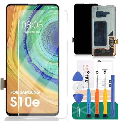 OLED for Samsung S10e Screen Replacement for Samsung Galaxy S10e LCD Digitizer Repair Kits for Samsung SM-G970 Touch Screen Display Assembly Replacement Black