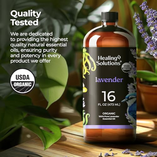 Aceite Esencial Orgánico de Lavanda 16oz Healing Solutions miniatura 4