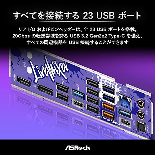 Placa Mãe ASRock Z790 Livemixer Socket LGA 1700 DDR5
