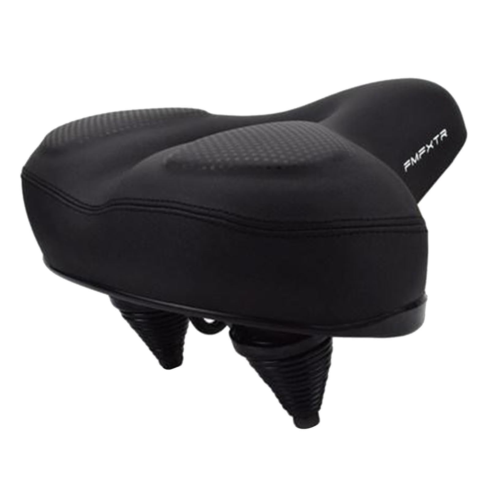 Gepolsterter Fahrradsattel aus hochdichtem Schaumstoff – Komfortables Kissen für alle Radtouren. Atmungsaktiv und druckentlastend. Dieser, Schwarzes Gel, 26 x 26 cm