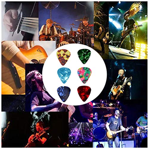 kuou Lot de 20 médiators en celluloïd pour guitare acoustique, électrique, basse dont 0,46 mm, 0,71 mm, 0,96 mm, 1,2 mm - Les Beatles, Paul McCartney, John Lennon, RIngo Starr, George Harrison kuou Lot de 20 médiators en celluloïd pour guitare acoustique, électrique, basse dont 0,46 mm, 0,71 mm, 0,96 mm, 1,2 mm – Image 8