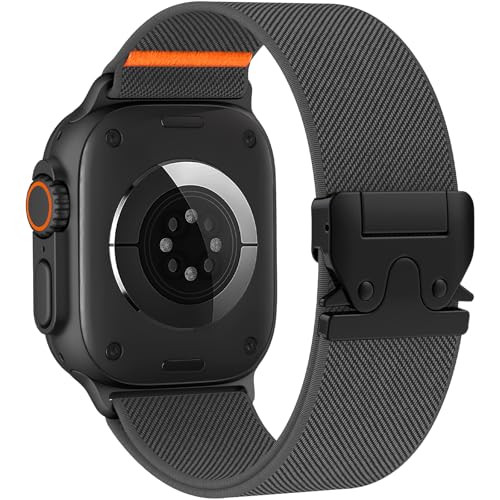 Ya en manzanajugosa.com: Yoohoo Correa Compatible con Correa Apple Watch 44mm 45mm 46mm 42mm 49mm Ultra/Ultra 2 Hombre Mujer,Nueva Versión Pulsera Nylon Deportiva Elástica Ajustable para iWatch Series 10 9 8 7 6 5 4 3 2 1 SE
