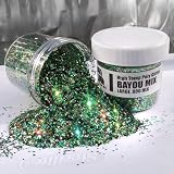 6 Pack of Large .030 Glitter Mixes for Soft Plastic Lure Making - Heat/Solvent Resistant - Option 3