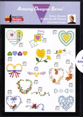 Amazing Designs Nancy Zieman Hearts for All Seasons