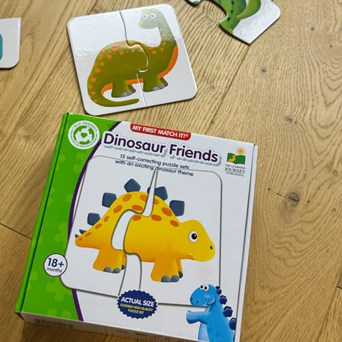 Image of The Learning Journey: My First Match It - Dinosaurs - 2 Year Old Toys, Puzzles for Toddlers, Toddler Puzzle, Educational Toys for 2 Year Old - 15 Self-Correcting Matching Puzzles - Award Winning Toys
