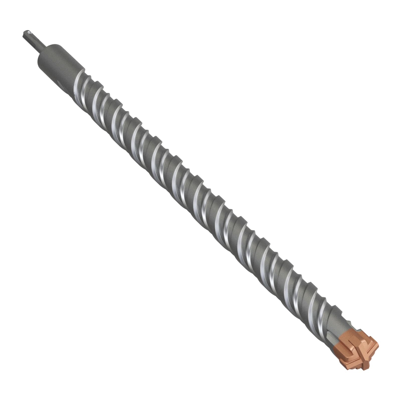 Maysay SDS Plus - Broca para martillo perforador (35 x 600 mm, con 4 cuchillas de metal duro), para piedra, hormigón, madera, ladrillo y azulejos