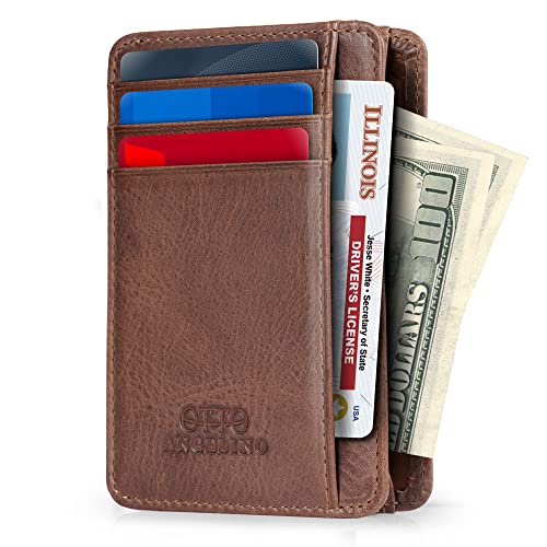 Genuine Leather Wallet Cardholder Bank Cards, Money, Driver's License - Unisex2