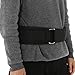 WAIST SUPPORTIVE EVA LOWER BACK BELT FOR STRENGTH TRAINING GYMS SQUATS NYLON (M)