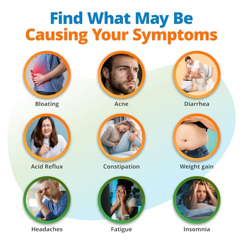 Image of 5Strands Food Intolerance & Environmental Sensitivity Test for Adults & Children, 950 Items Tested, Kids Intolerance Testing Kit, at Home Gut Health Assessment, Fast 4 Day Results