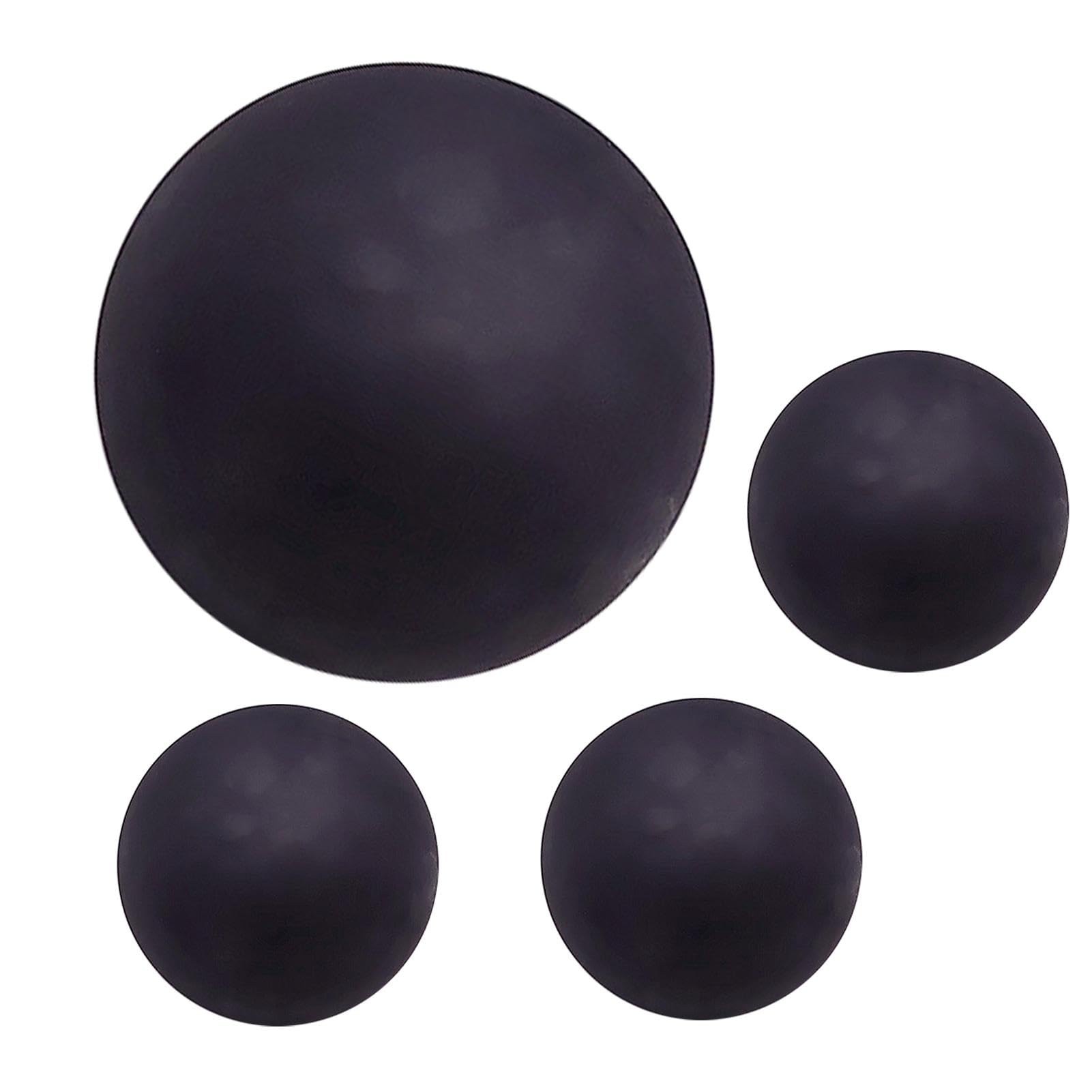 Stable Bounce Squash Ball, Small-Sized Squash Ball, Sturdy Rubber Squash Ball, High Elasticity Squash Ball 2.36in for Adult Men and Women (Black, Red, Blue, Orange)