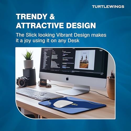 Image of TURTLEWINGS | Mousepad | Inspirational Quote Mousepad - 22x18 cm, 3mm Thick | Abstract Design Non-Slip Rubber Base | Office, Study & Gaming Use | Premium Smooth Surface 222 (8)