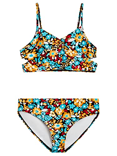 Image of Kanu Surf Girls' Coral Reef Beach Sport Wrap Around Bikini 2-piece Swimsuit