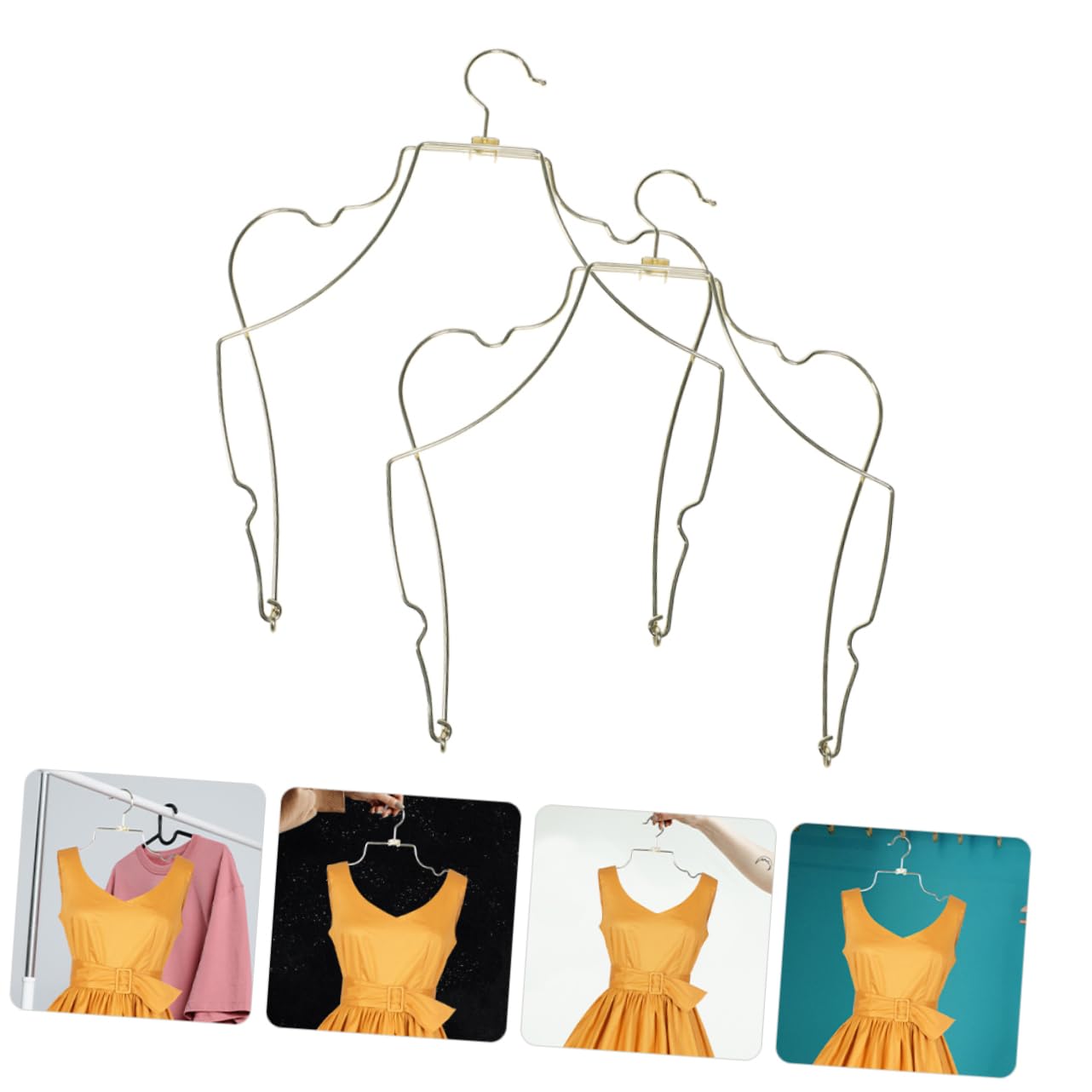 Ciieeo 2 Pezzi Gruccper Costumi da Bagno Appendini per Bikini per Negozi Abbigliamento e Estive Resistente e Pratico