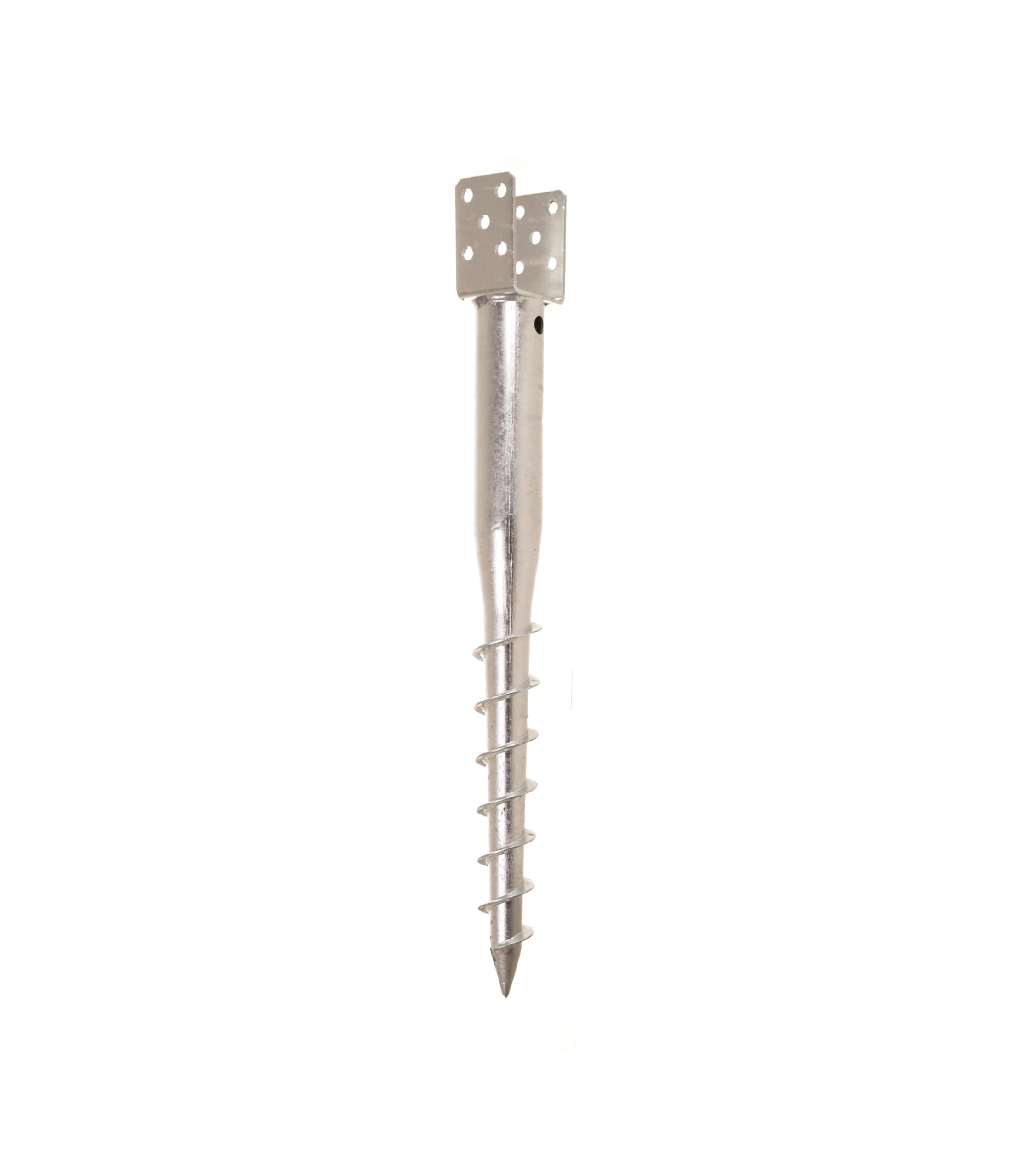 U support de poteau 140 mm à visser, douille au sol vissable, douille vissable, douilles au sol à enfoncer, douille au sol vissable, ancre au sol, piquet de terre, ancre de poteau