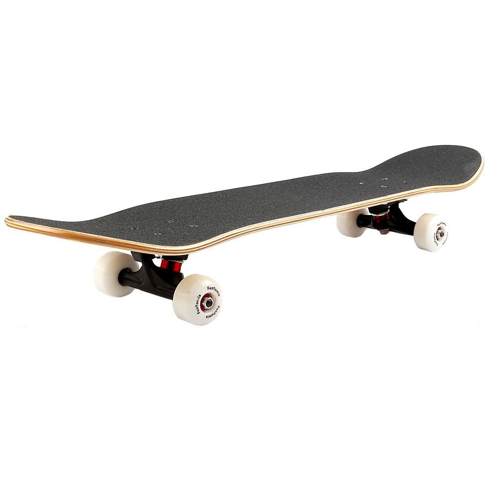 FunTomia Skateboard mit ABEC-9 Kugellager Rollenhärte 100A und 100% 7-lagigem kanadisches Ahornholz Skate Board mit Kicktail