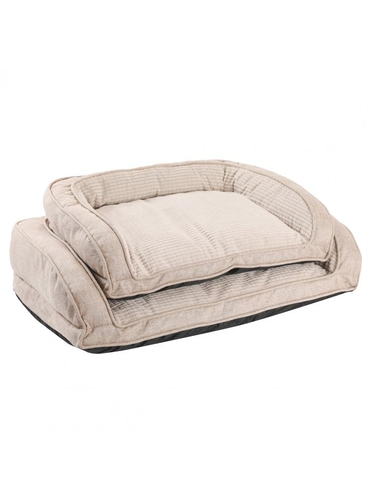 Mon ami Luki - Sofa Soft antiderapant - Beige - Chien - M