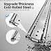 VITERLYNX Thickened 200Lbs Heavy Duty Drawer Slides 1 Pair 10 12 14 16 18 20 22 24 32 40 Full Extension Ball Bearing Sliding Rails Cabinet Tool Box Runners Tracks Glides (16