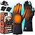 Weston Heated Glove Liners for Men and Women, Rechargeable Hand Warmers with 3 Heat Settings, Water Resistant Battery Powered Heated Gloves, Touchscreen Thermal Gloves Liners