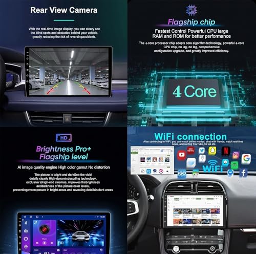 Radio Coche 2 DIN para Vortex Estina 2008-2012 con Carplay y Android Auto Pantalla 2G+32G 2