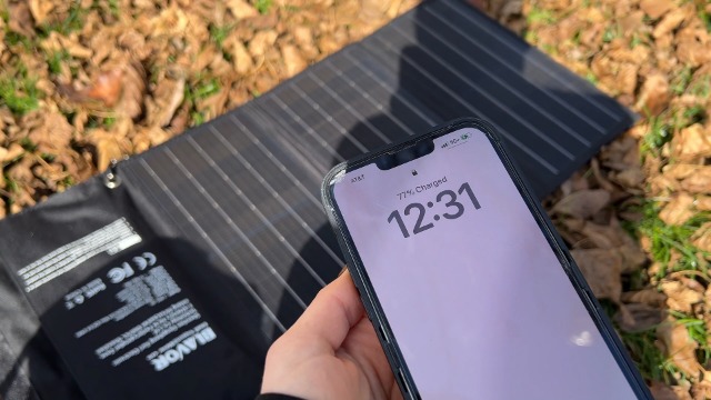 Amazon.com: BLAVOR 30W Foldable Solar Panel Outdoor Charger, USB-A