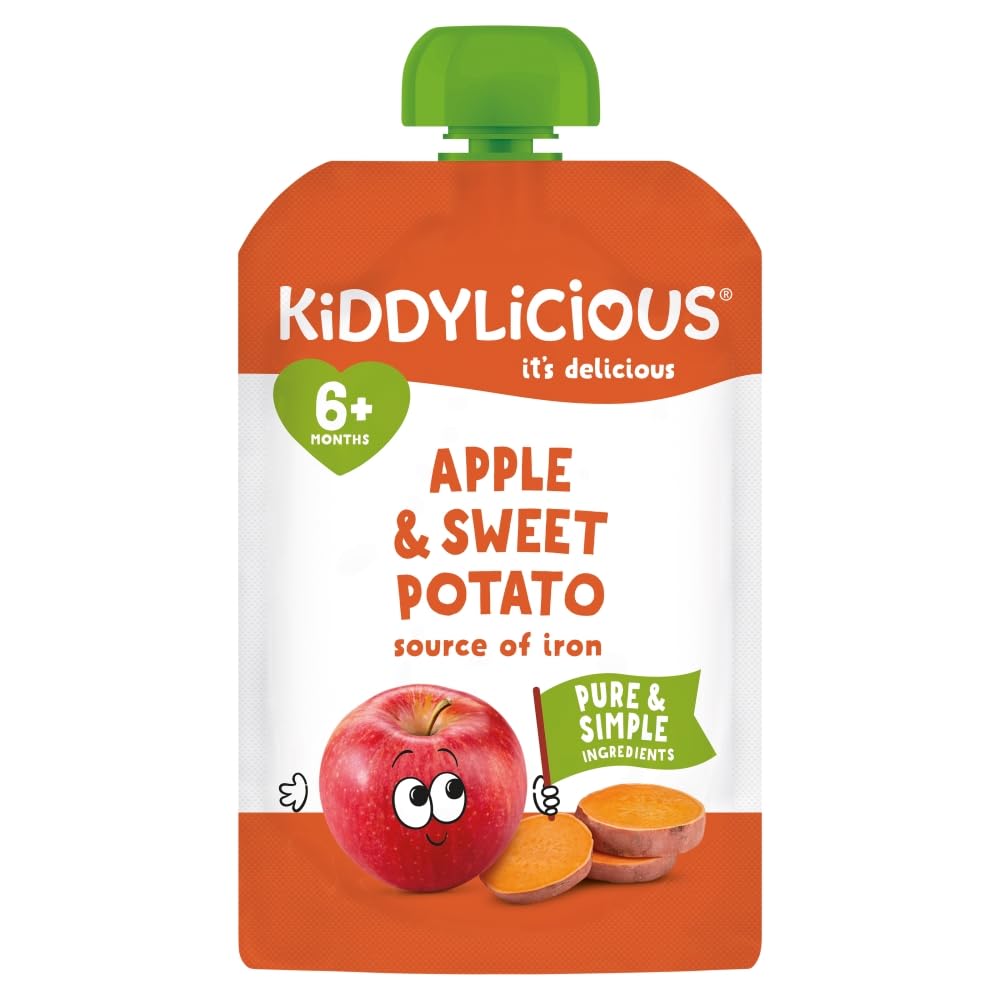 KiddyliciousApple & Sweet Potato Pouch 100g