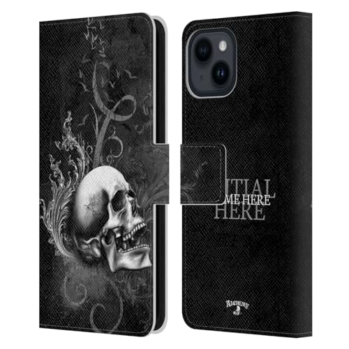 Coque Portefeuille Cuir iPhone 15 Alchemy Gothic Idéale en Soirée et Sorties