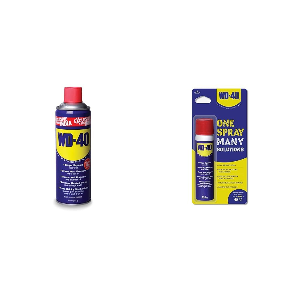 Pidilite WD-40, Multipurpose Spray, Rust Remover, Hinge Lubricant, Stain Remover, Degreaser, and Cle combos