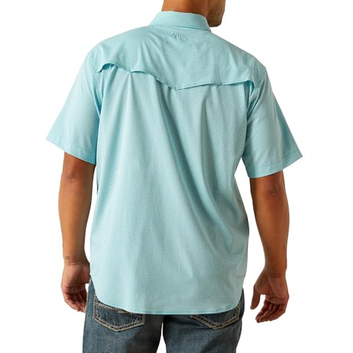 Ariat Mens Venttek Classic Baked Clay Short Sleeve Shirt2