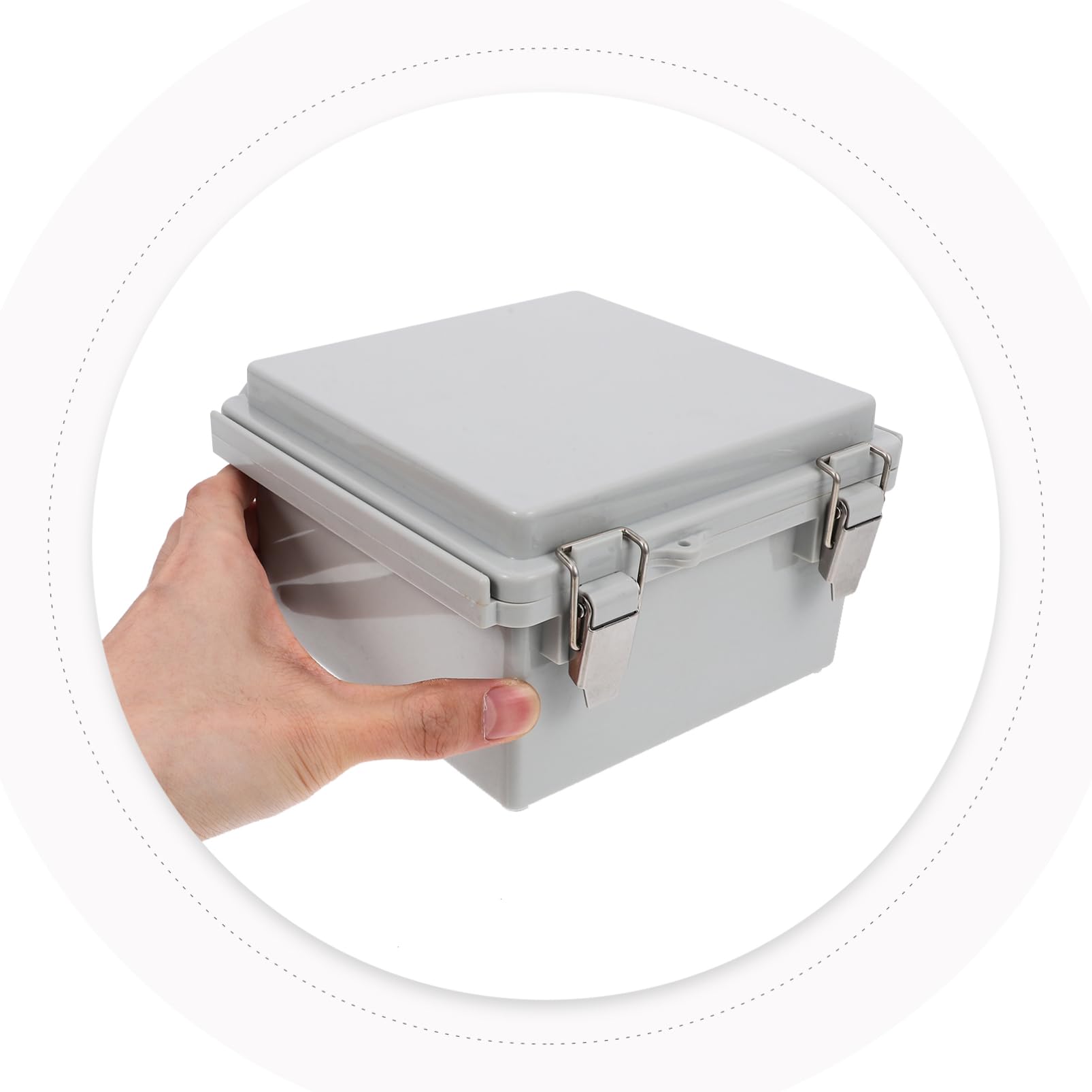 Wetterfester Elektrokasten 150x150mm aus Abs für Außenanschluss