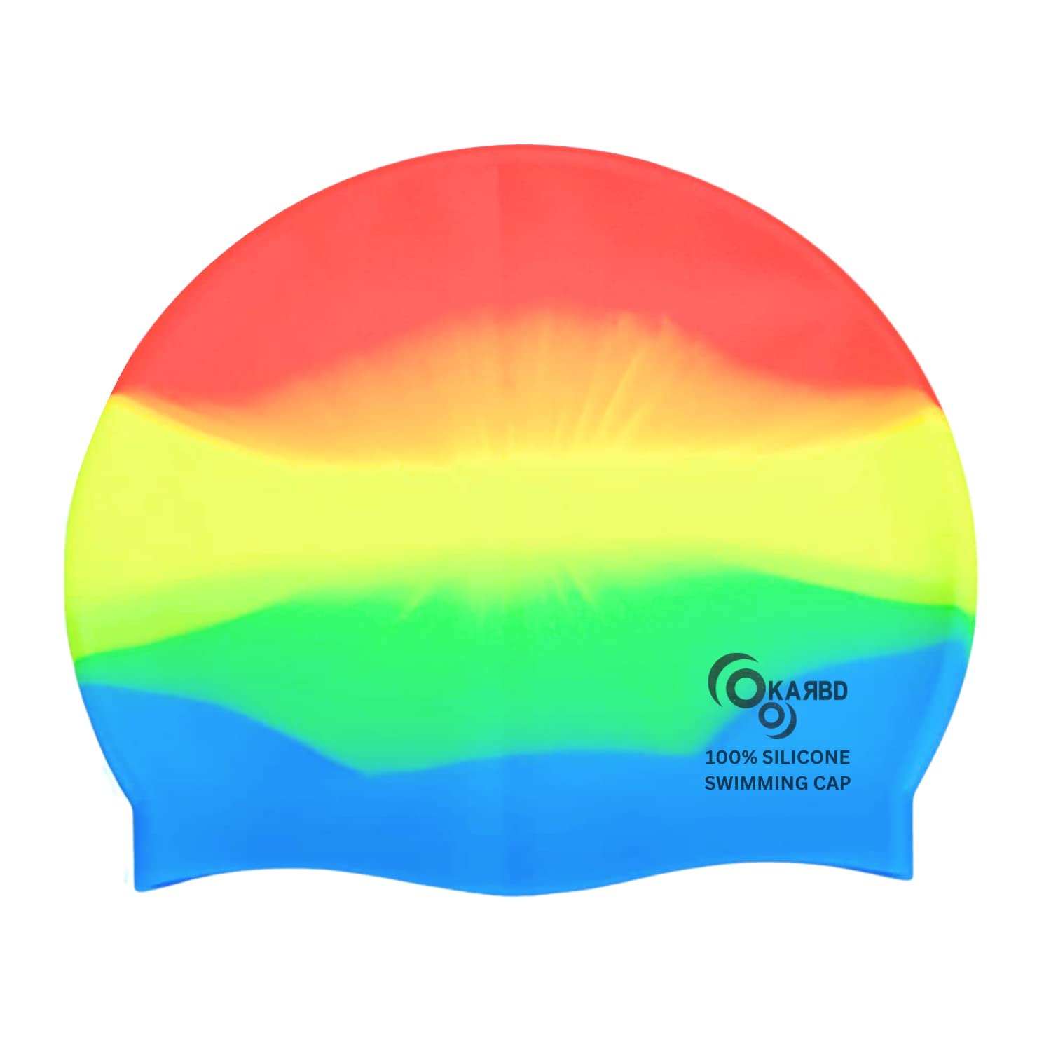 KARBD Silicone Swimming Cap Unisex Soft Waterproof Swimming Pool Cap Water Sports Long Hair for Children Kids Adults Men Women Boys Girls of All Age (Universal Size, Purple Blue) (B0D14J1MX9) Amazon Price History, Amazon Price Tracker