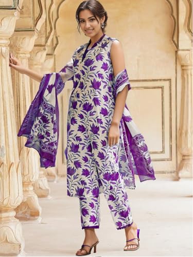 Image of SHIENZY Cotton Blend Kurta Set for Women
