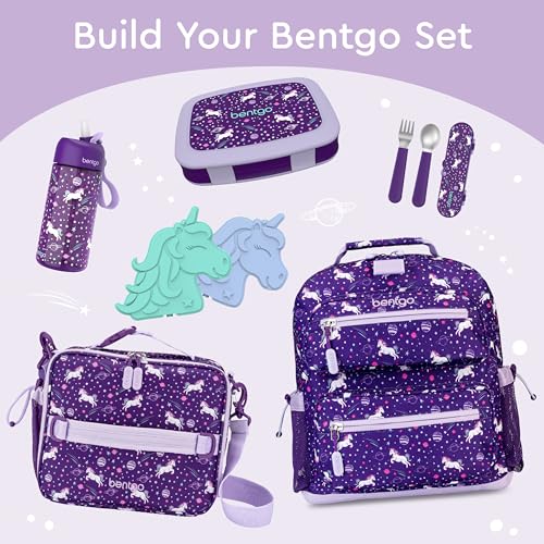 image for Bentgo Kids Prints Leak-Proof, 5-Compartment Bento-Style Kids Lunch Bo