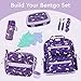 Bentgo Kids Prints Leak-Proof, 5-Compartment Bento-Style Kids Lunch Box - Ideal Portion Sizes for Ages 3-7, Durable, Drop-Proof, Dishwasher Safe, & PFAS & BPA-Free Materials (Unicorn)