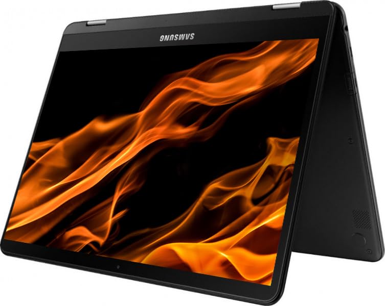 Image of Samsung 12 inch Convertible Chromebook Pro, 2K(2400 x 1600) Touchscreen with 360' Rotation, Intel Processor Up to 2.20GHz, 4GB Ram, 32GB Storage, Super-Fast WiFi, Chrome OS, Pastel Black, Renewed