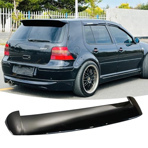 NEESPOC Rear Window Roof Spoiler Visor Wing Fit for Volkswagen VW GTI Golf MK4 1999-2006 GL/GLS/GTI/TDI Lip Exterior Accessories Gloss Black
