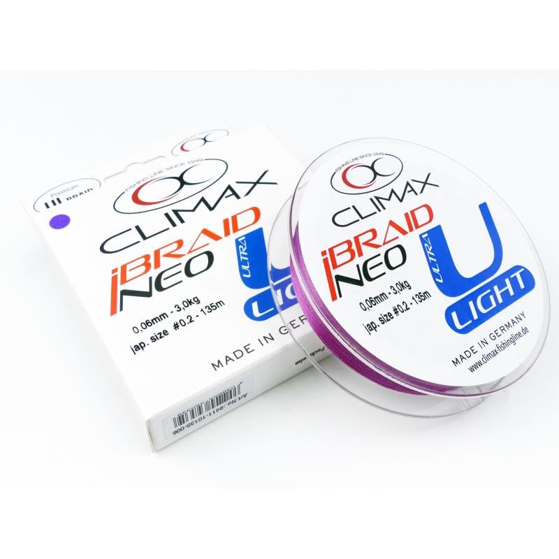 Climax iBraid NEO U-Light fluo-purple SB 135m 0,12mm