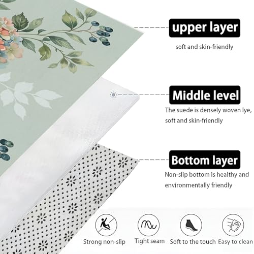 Tapis entrée intérieur antidérapant et absorbant style rustique - 7