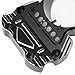 AQIMY Motorcycle Black Instrument Bracket Speedometer Relocation Cover for Harley Sportster XL883 Custom Low 1200