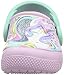 Crocs Kids' Unicorn Clog, Ballerina Pink/New Mint, 11 Little Kid