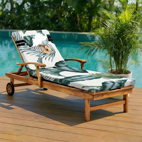 GOZYLA Sun Lounger Cushion Only Sunbed Mattress Waterproof for Outdoor