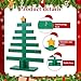 Bokon Christmas Mug Holder Tree Christmas Tree Coffee Cup Holder with 6 Removable Hooks 16 Inch Countertop Mug Rack for Counter, Coffee Bar, Kitchen Accessories and Organizer Station
