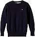 Tommy Hilfiger Toddler Boys' Long Sleeve Alan Crew Neck Sweater, Swim Navy, 02 Regular