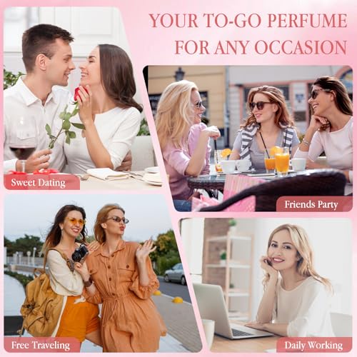Women's Perfume Gift Set - 4 x 35ml Mini Perfume for Women Body Hair Fragrance Set in Sweet Floral and Fruity Notes, Portable Travel Size, Pamper Gifts Set, Birthday Gifts for Women, Gifts for Her - Image 6