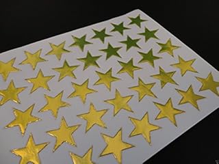a2bsales 100 Gold Stars School Teacher Office Merit Reward Stickers Self Adhesive