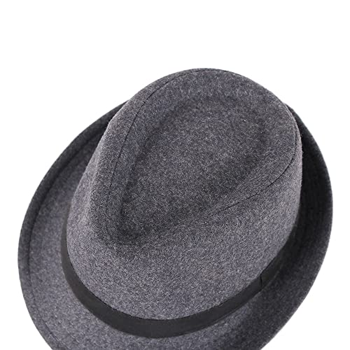 Sombrero Fedora Trilby Unisex Clásico Corto miniatura 4